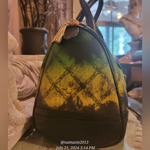 L.A.M.B. By Gwen Stefani Tie-Die Speedy Satchel Luxury Designer Handbag #11 - Picture 4 of 16